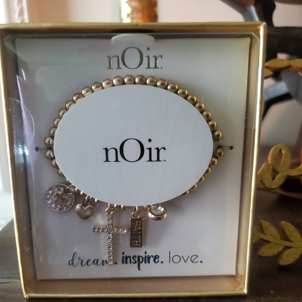 nOir Charmed Bracelet